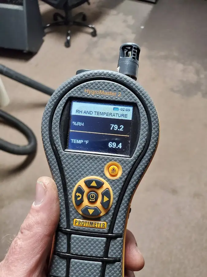 Moisture meter humidity assessment for Mold Remediation & Removal in Harris